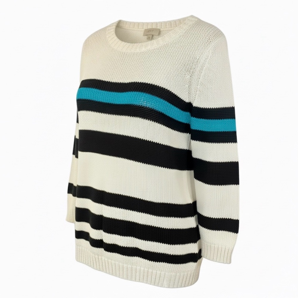 🦓 Striped Women's Sweater by LOFT - size Medium